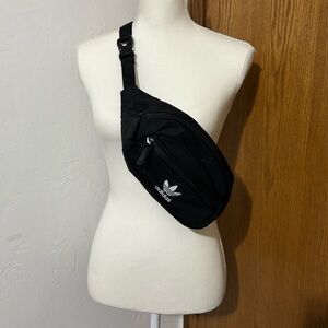Adidas black Originals national waist pack/bum bag